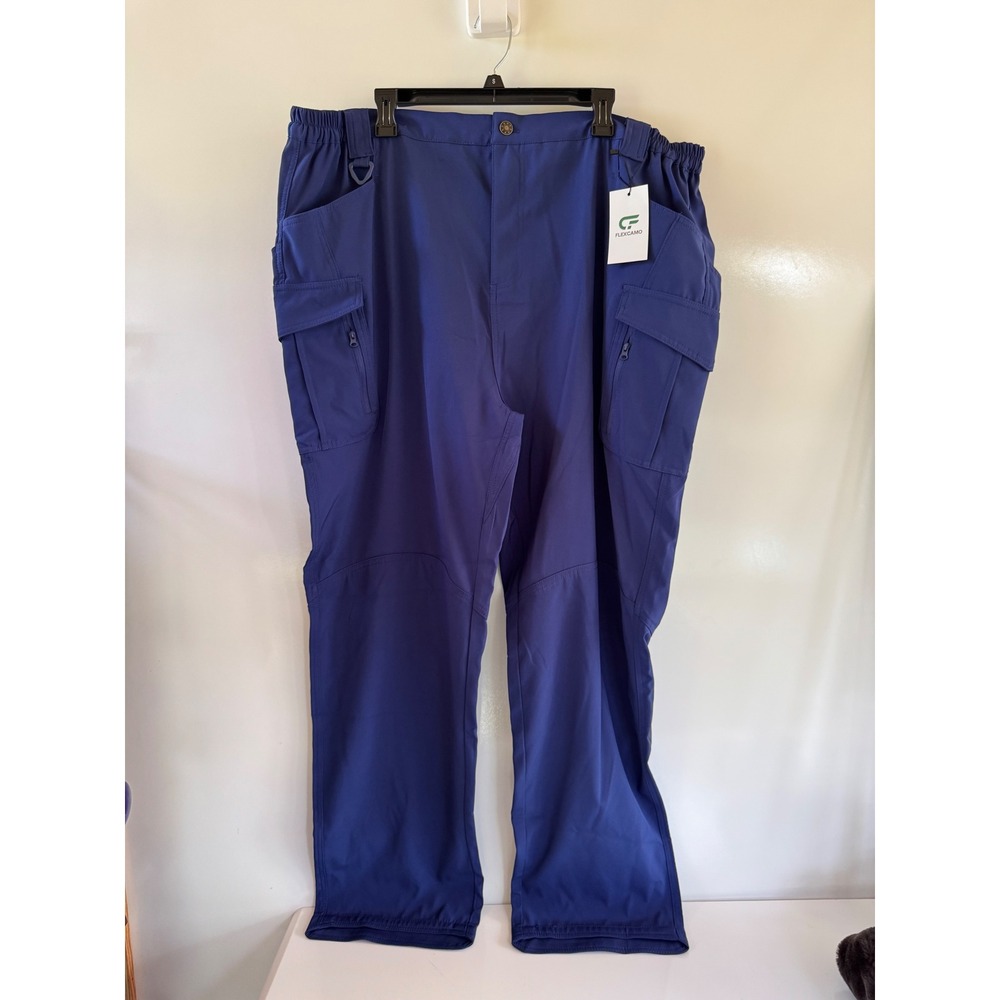 Flexcamo Tactical Series Cargo Pants Royal Blue Mens 5XL-32 Multi-Pocket Work